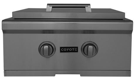 Coyote Power Burner Natural Gas Built In Double Side Burner-Stainless Steel
