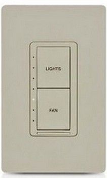 Crestron Cameo® Wireless In-Wall ELV Dimmer, 230V-Almond Smooth 1