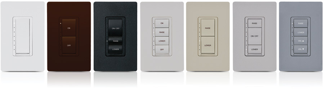 Crestron Cameo® Wireless In-Wall ELV Dimmer, 120V-Black Smooth