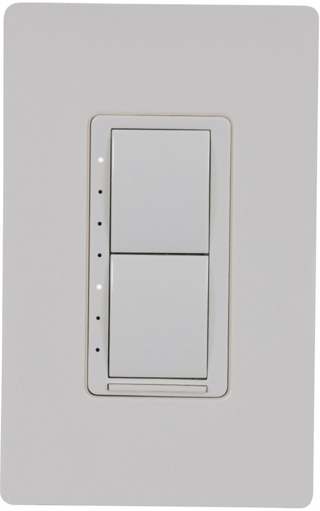 Crestron Cameo® Wireless In-Wall Dimmer, 120V-Almond Textured 1