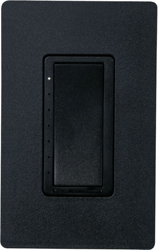 Crestron Cameo® Wireless In-Wall Dimmer, 120V-Black Smooth