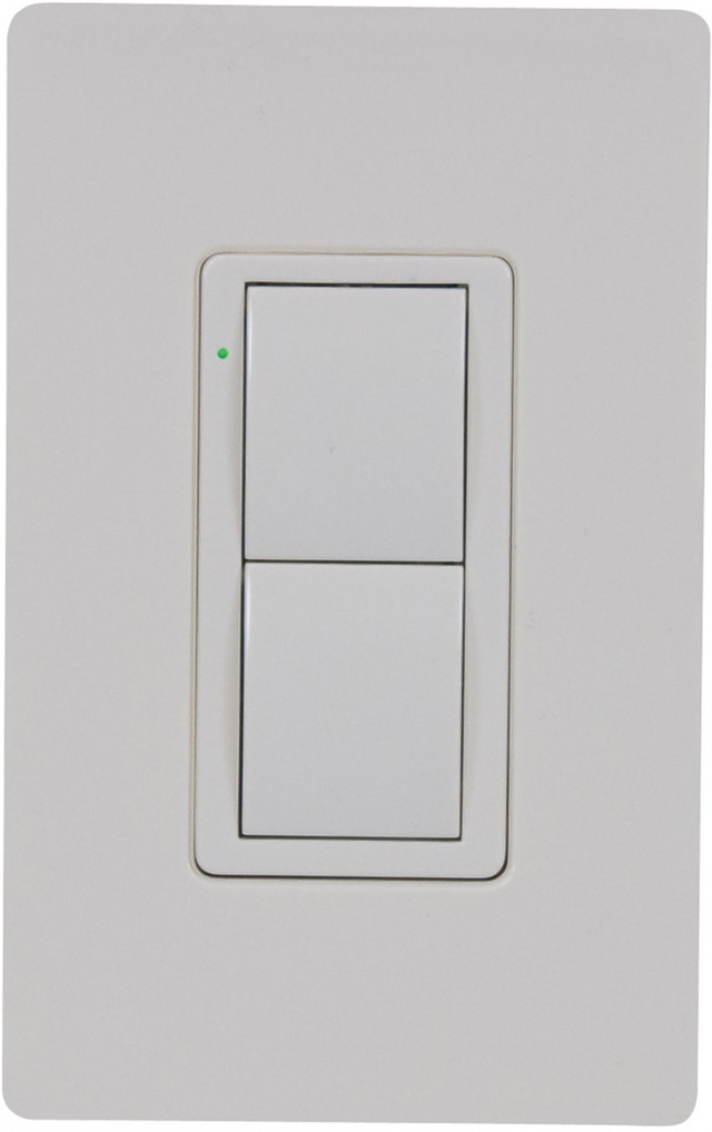 Crestron Cameo® Express Wireless In-Wall Switch, 120V-Almond Smooth 1