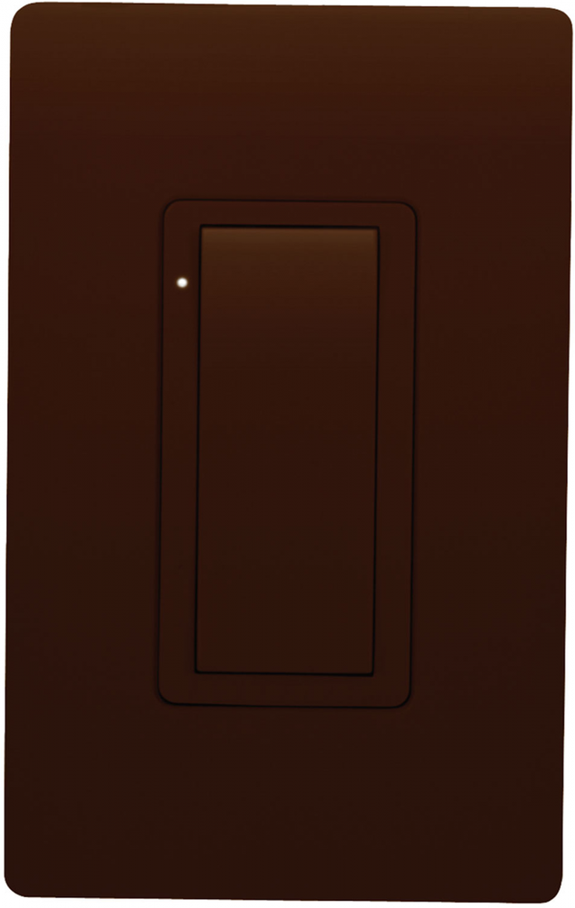 Crestron Cameo® Wireless In-Wall Switch, 120V-Brown Smooth