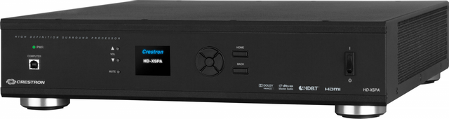 Crestron® 4K Ultra High-Definition 7.1 Surround Sound AV Receiver, International Version, 220-240V-Black 1