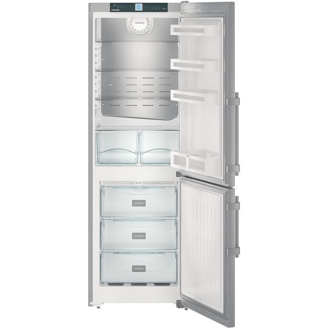 Liebherr 11 Cu. Ft. Bottom Freezer Refrigerator-Stainless Steel-2