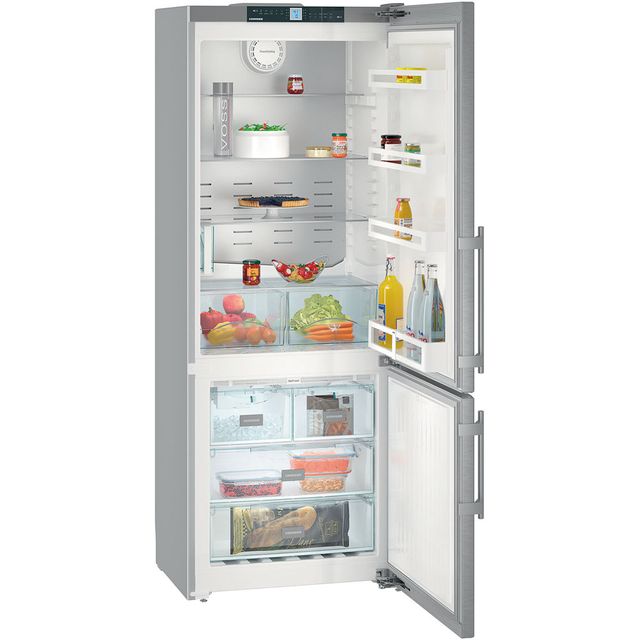 Liebherr 15.9 Cu. Ft. Stainless Steel Bottom Freezer Refrigerator-1