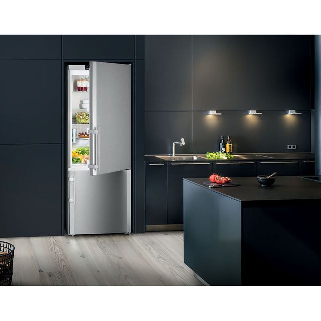 Liebherr 15.9 Cu. Ft. Stainless Steel Bottom Freezer Refrigerator-2