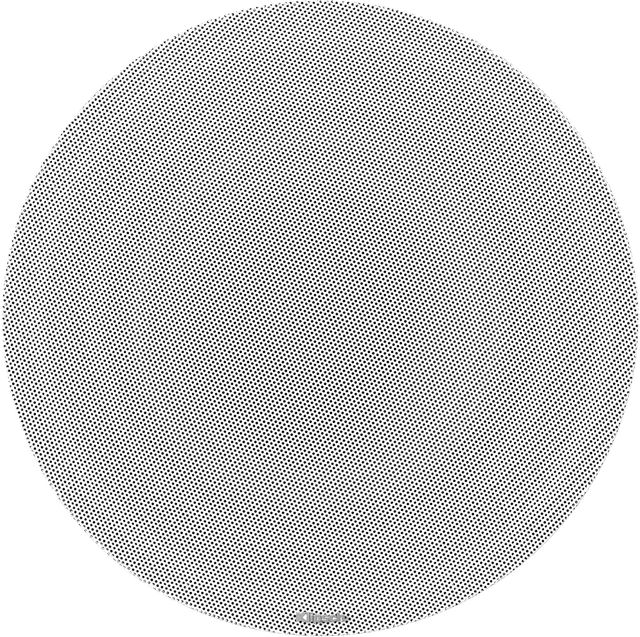 Klipsch® Custom Series 8" White In-Ceiling Speaker 4