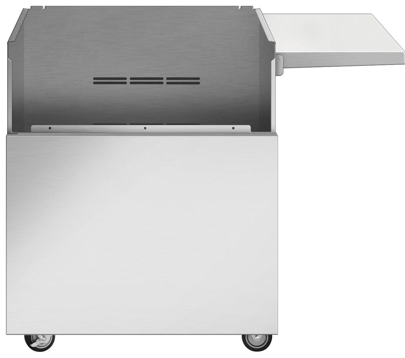DCS 30" Brushed Stainless Steel Outdoor Grill Cart-CSS-30