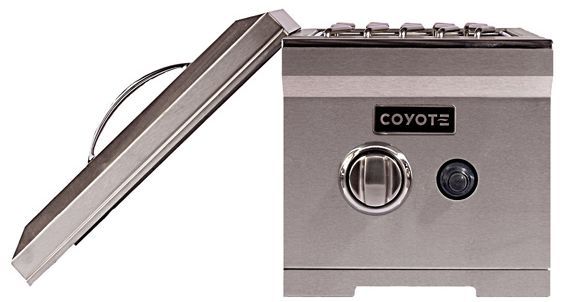 Coyote C Series Liquid Propane Built In Side Burner-Stainless Steel