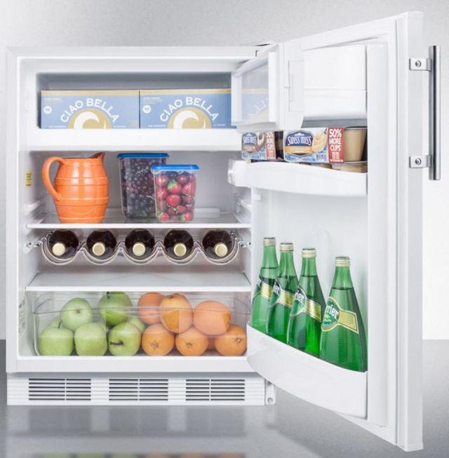Summit® 5.1 Cu. Ft. White Compact Refrigerator 1