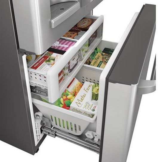 Café™ 22.1 Cu. Ft. French Door Refrigerator-Stainless Steel (SCRATCH AND DENT) 2
