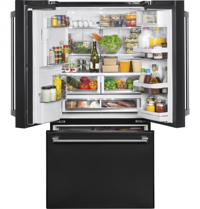 Café™ 22.2 Cu. Ft. Counter-Depth French-Door Refrigerator-Black Slate 3