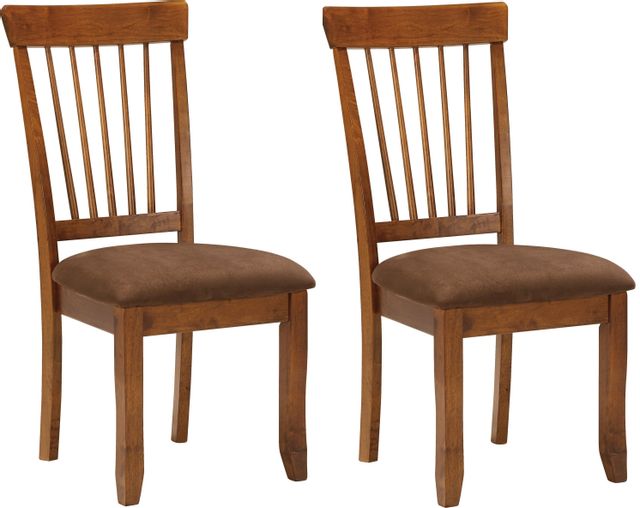 Signature Design by Ashley® Berringer 2-Piece Rustic Brown Dining Room Chair Set