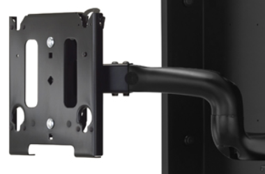 Chief® Manufacturing Black Medium Low-Profile In-Wall Swing Arm Mount 1