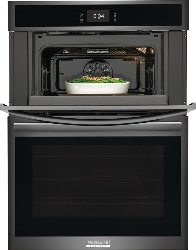 Frigidaire Gallery® 30" Smudge-Proof® Black Stainless Steel Oven/Microwave Combo Electric Wall Oven 14