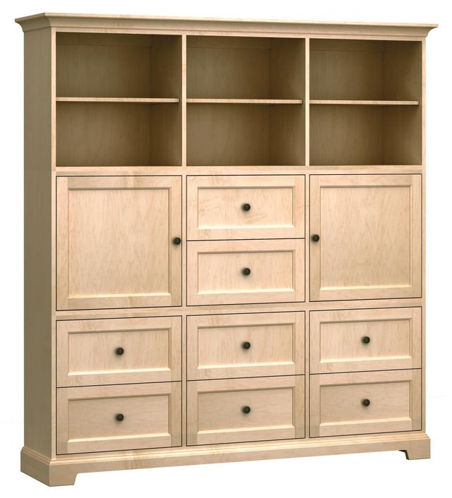 Howard Miller® Customizable 73" Home Storage Cabinet with Eight Drawers and Six Shelves