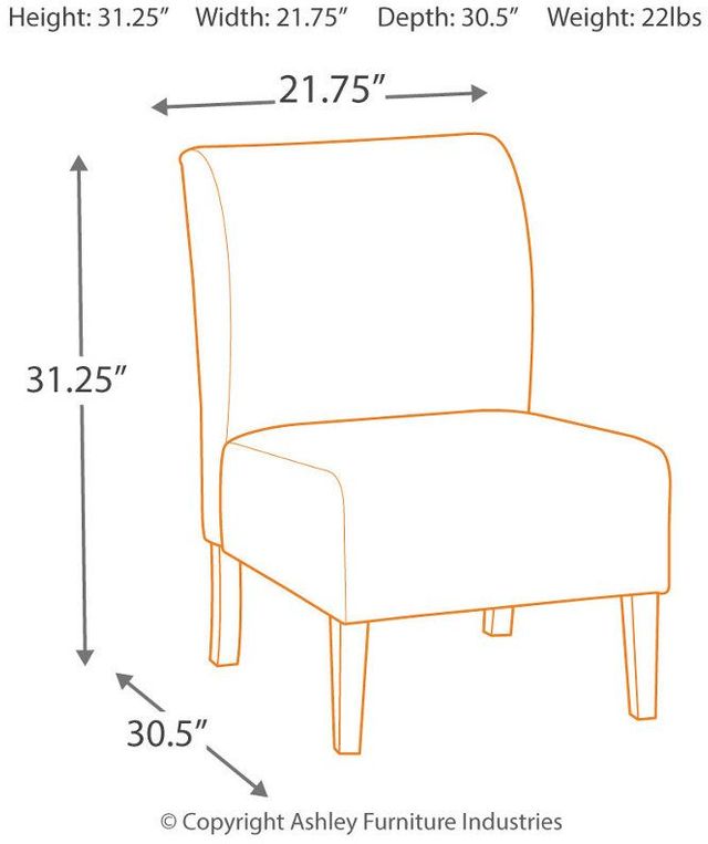 Signature Design by Ashley® Triptis Gray and Tan Accent Chair-2