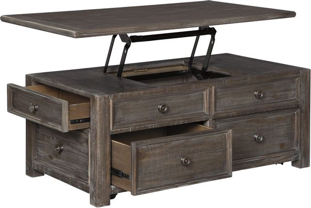Signature Design by Ashley® Wyndahl Rustic Brown Lift Top Coffee Table-1
