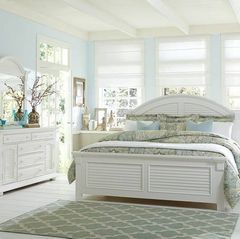 Liberty Summer House l Bedroom King Panel Bed, Dresser, Mirror and Chest Collection