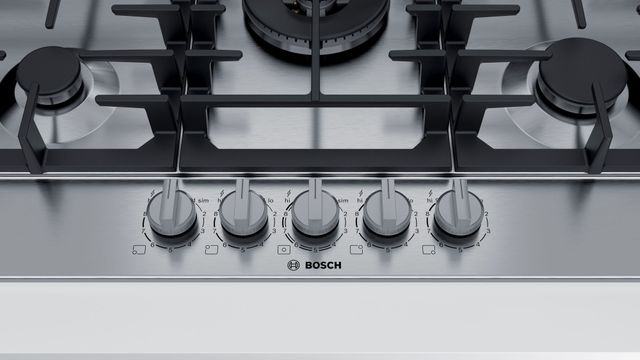 Bosch 800 Series 36" Stainless Steel Gas Cooktop 2