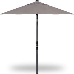 Treasure Garden® UM9770 Mushroom/Black 7.5' Crank Umbrella