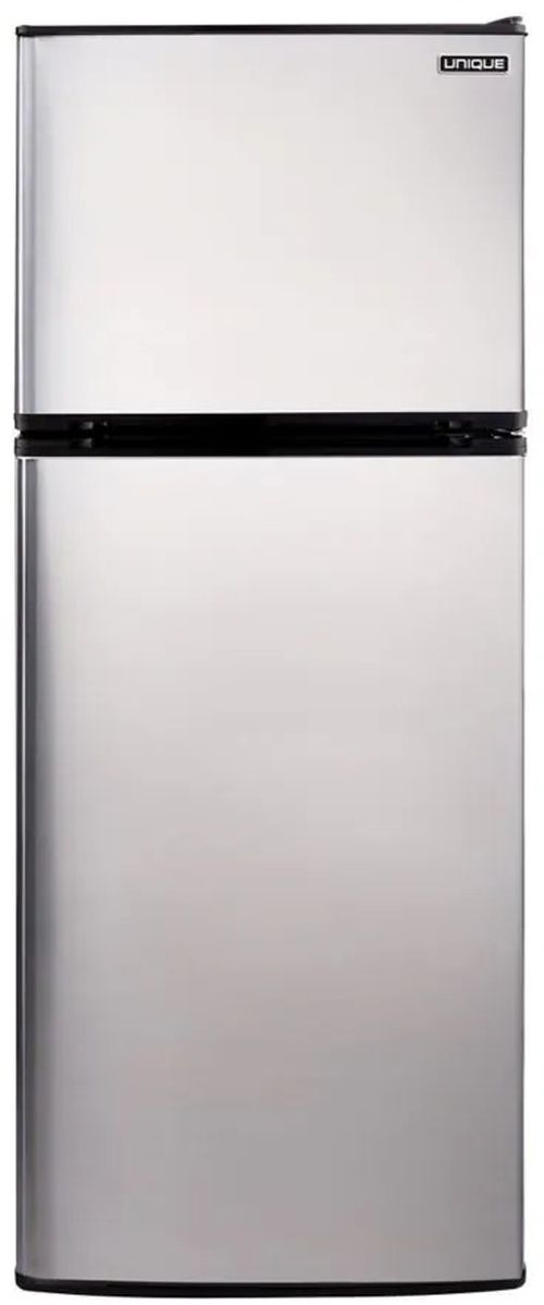 Unique® Appliances 10.3 Cu. Ft. Stainless Steel Counter Depth Freestanding Top Freezer Refrigerator