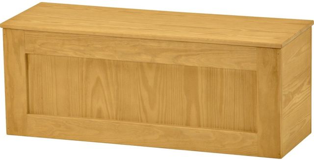 Crate Designs™ Storm Wood Lacquer Top Storage Bench 10