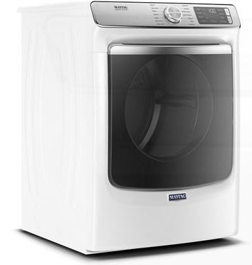 Maytag® 7.3 Cu. Ft. White Front Load Electric Dryer 2