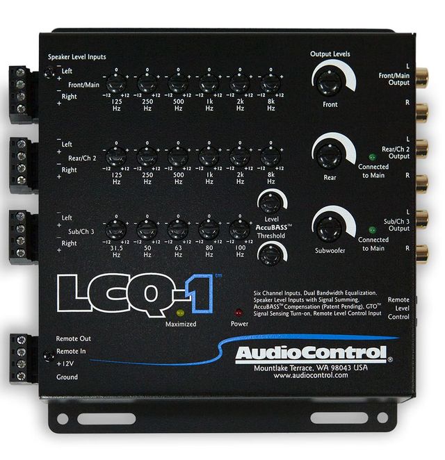 AudioControl® LCQ-1 6 Channel Line Out Converter 0