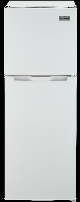 Marathon Appliances Deluxe 4.8 Cu. Ft. White Counter Depth Top Freezer Refrigerator 