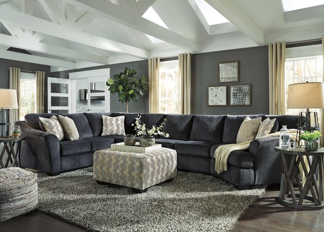 Signature Design by Ashley® Eltmann 4-Piece Slate Sectional with Cuddler 15