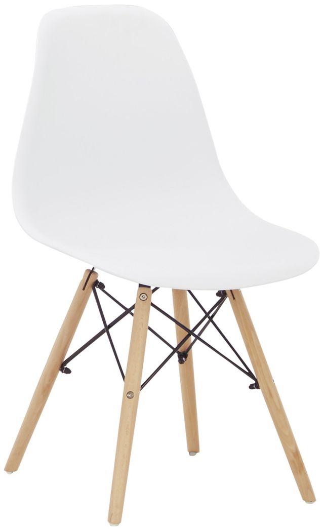 Signature Design by Ashley® Jaspeni White Dining Room Side Chair 0