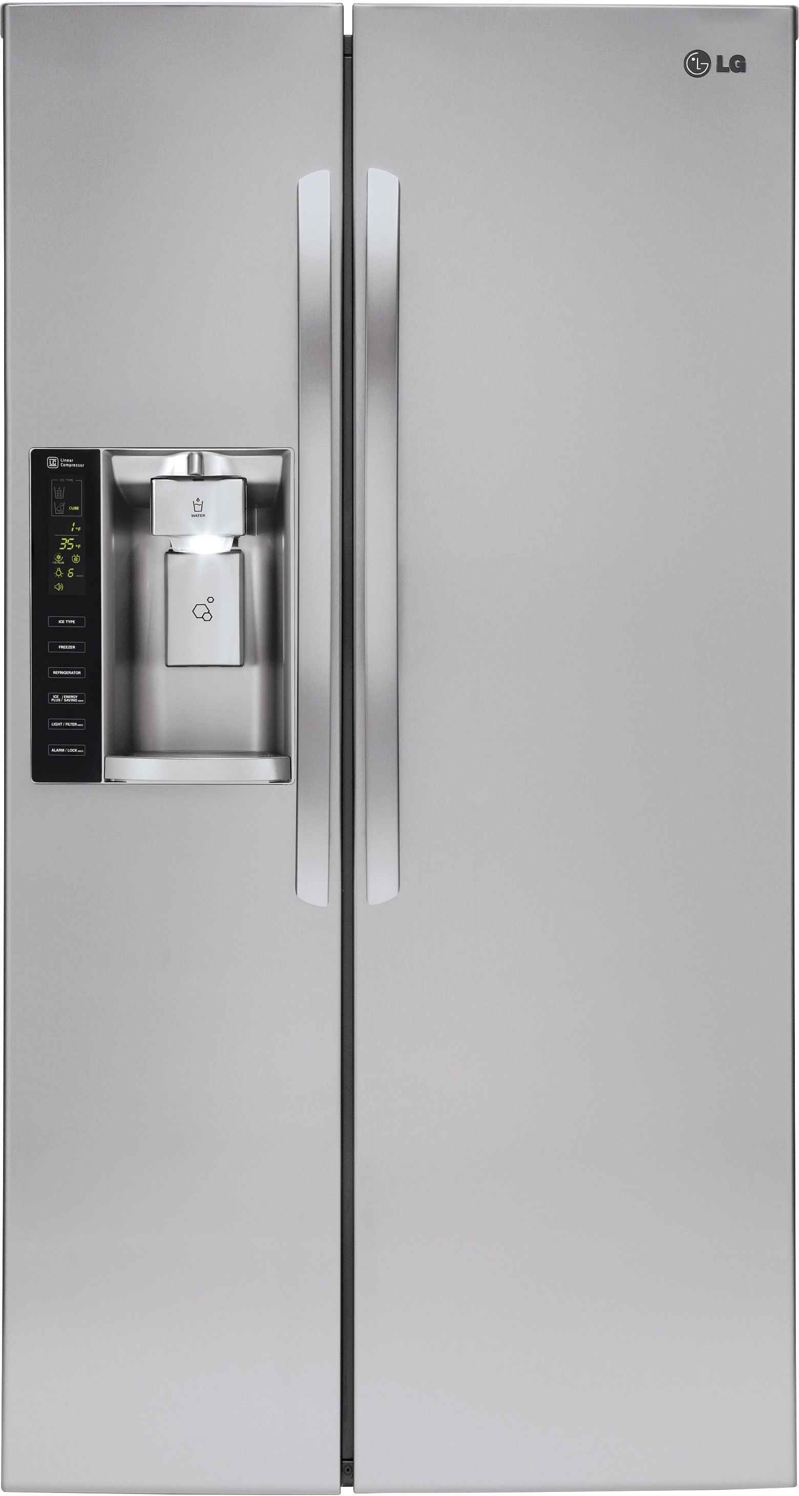 LG 21.9 Cu. Ft. Stainless Steel Counter Depth Side-by-Side Refrigerator