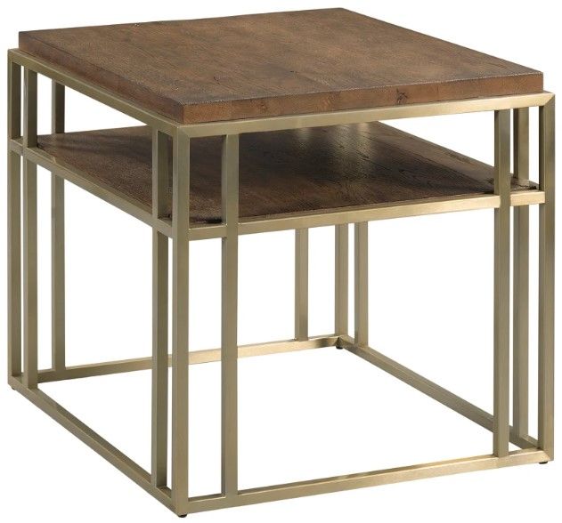 Kincaid® Brighton-Acquisitions Cacao Soft Brass End Table | Bob Mills ...