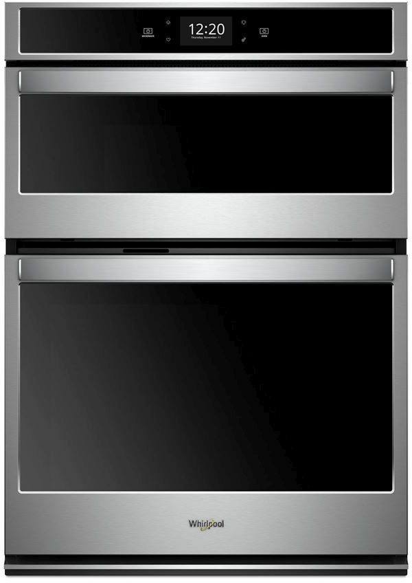 Whirlpool® 27" Fingerprint Resistant Stainless Steel Oven/Micro Combo Electric Wall Oven-0