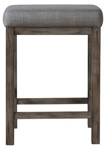 Liberty Hayden Way Gray Wash/Taupe Console Stool-1