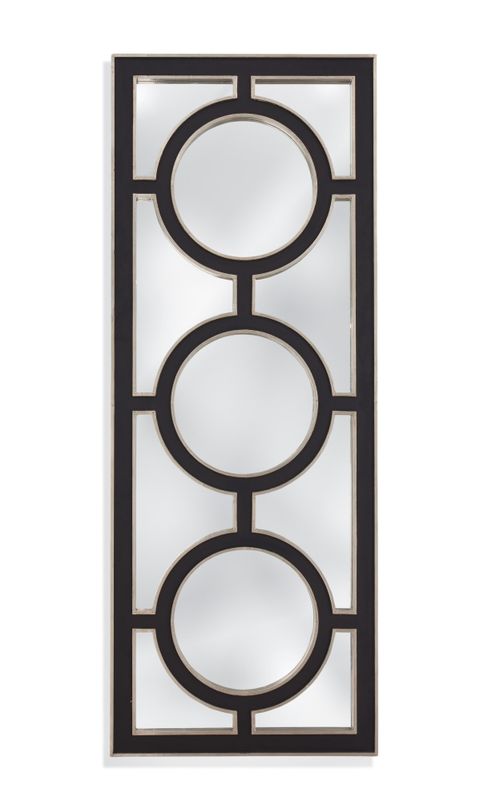 Bassett Mirror Circles Black/Silver Wall Mirror