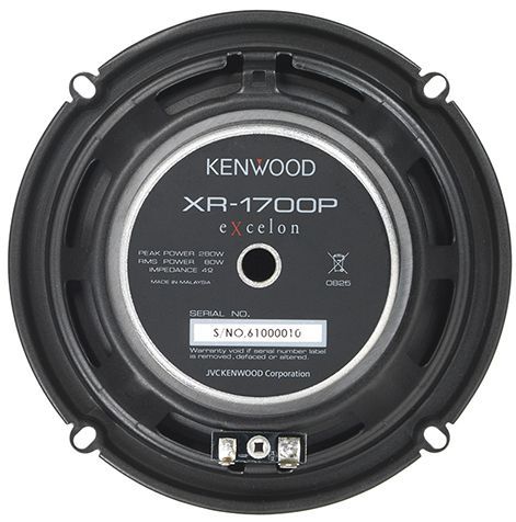 Kenwood XR-1700P 6-1/2" Component Speaker Package 3