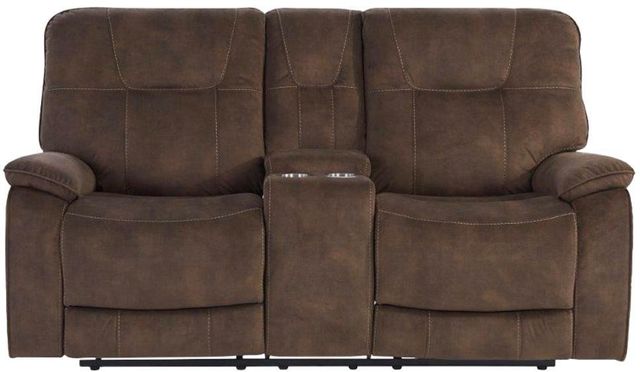 Parker House® Copper Shadow Brown Manual Console Loveseat 1