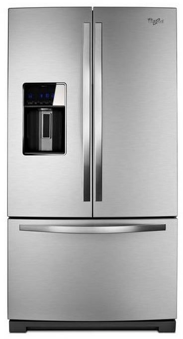 Whirlpool® 29 Cu. Ft. French Door Refrigerator-Monochromatic Stainless Steel
