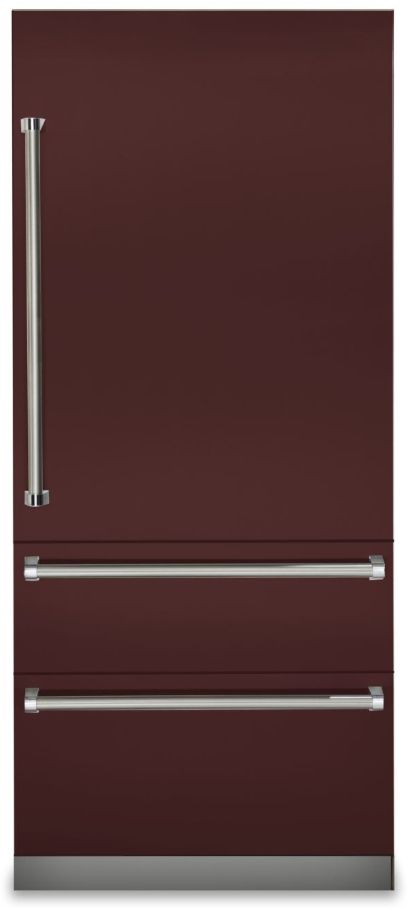 Viking® 7 Series 20.0 Cu. Ft. Kalamata Red Professional Built In Right Hinge Bottom Freezer Refrigerator