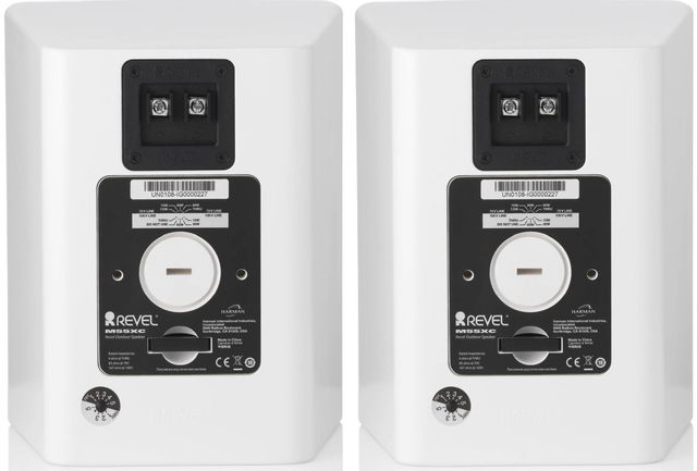 Revel® XC Series White 5.25" 2-Way Outdoor Loudspeaker Pair 2