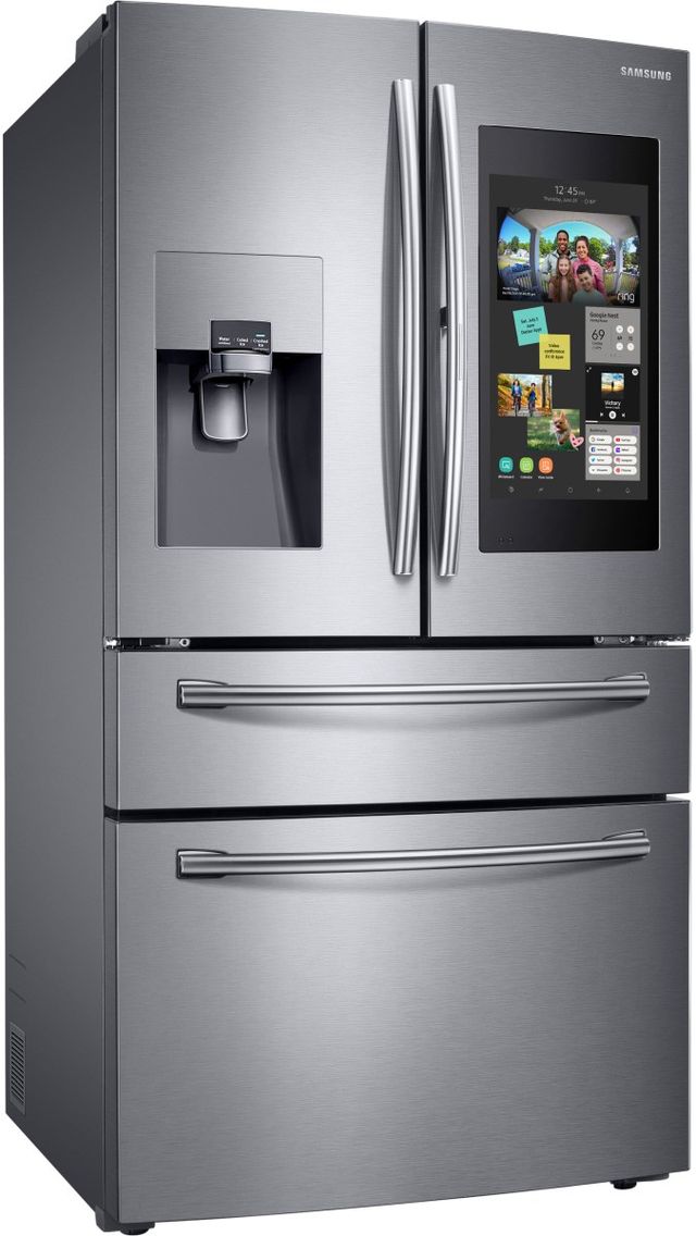 Samsung 28 Cu. Ft. Capacity 4-Door French Door Refrigerator-Fingerprint Resistant Black Stainless Steel-RF28NHEDBSG 14