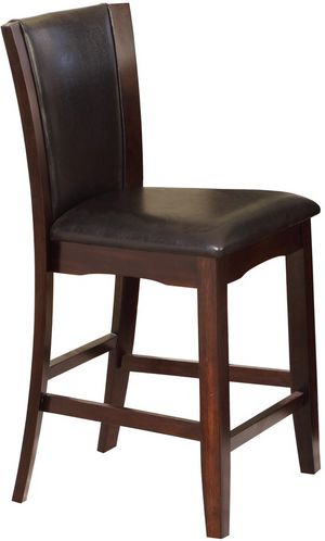 Crown Mark Fulton Brown Counter Height Dining Side Chair