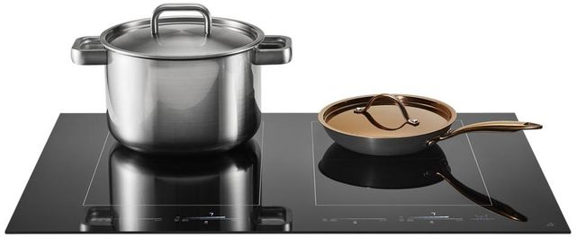 JennAir® 30" Black On Stainless Induction Cooktop 1