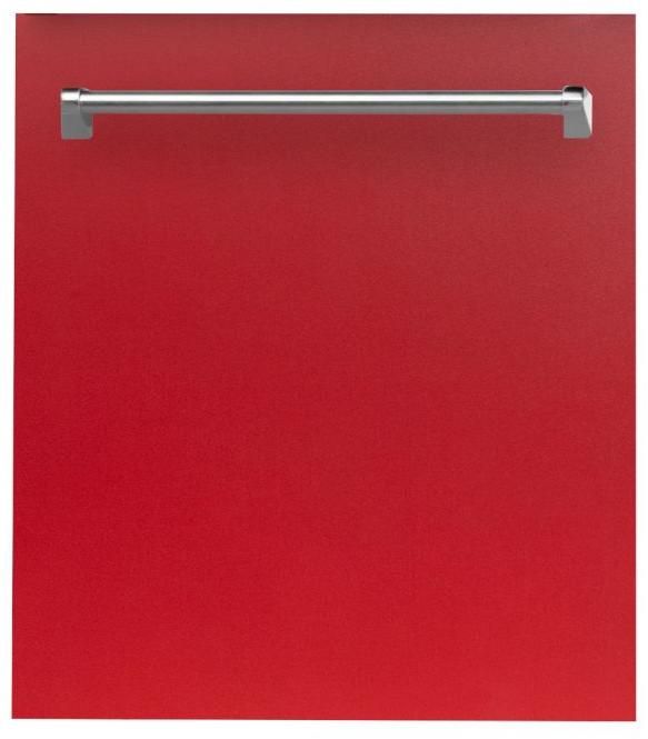 ZLINE Professional 24" Red Matte Built In Dishwasher 0