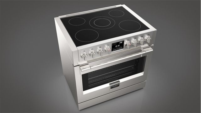 Fulgor Milano Sofia 36" Stainless Steel Professional Free Standing Induction Electric Range 9
