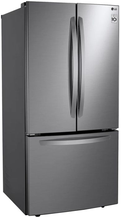 LG 25.1 Cu. Ft. Platinum Silver Steel French Door Refrigerator 1