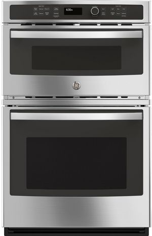 GE® 27" Stainless Steel Oven/Microwave Combo Electric Wall Oven